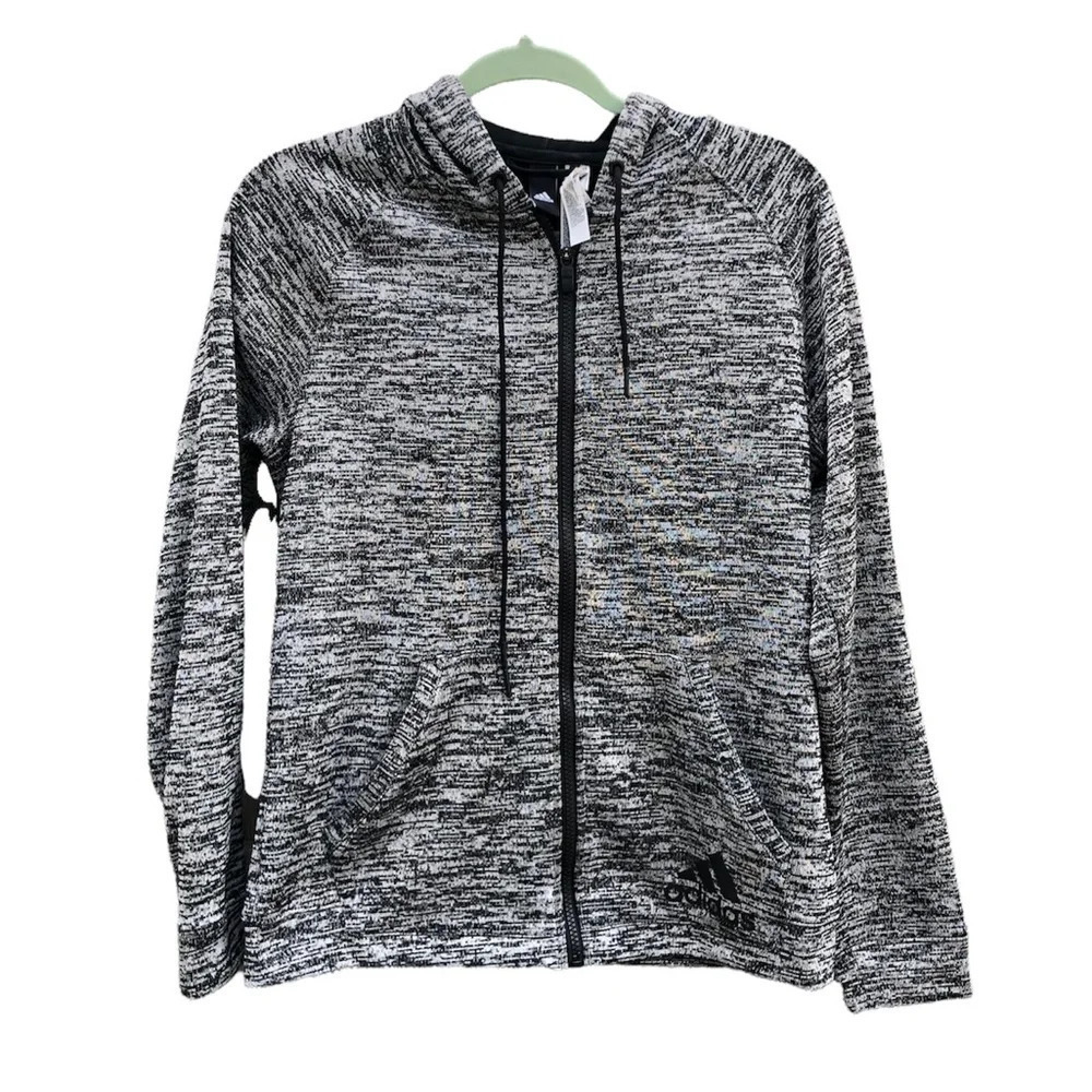 ADIDAS WOMENS ZIP UP HOODIE